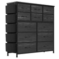39 Dresser Wide for Bedroom,37.4 Tall Storage Dresser with 12 Drawers,Storage Boxes