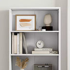 Libreria con ante e 6 ripiani, 180 cm