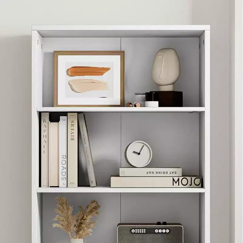 Libreria con ante e 6 ripiani, 180 cm
