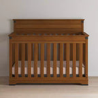 Culla convertibile 4-in-1 con supporto materasso regolabile, Coach Cherry