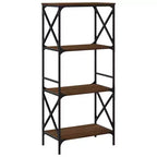 Libreria in legno multistrato con ripiani regolabili