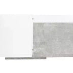Mobile TV con illuminazione a LED e ripiani in vetro, adatto a TV fino a 88", grigio