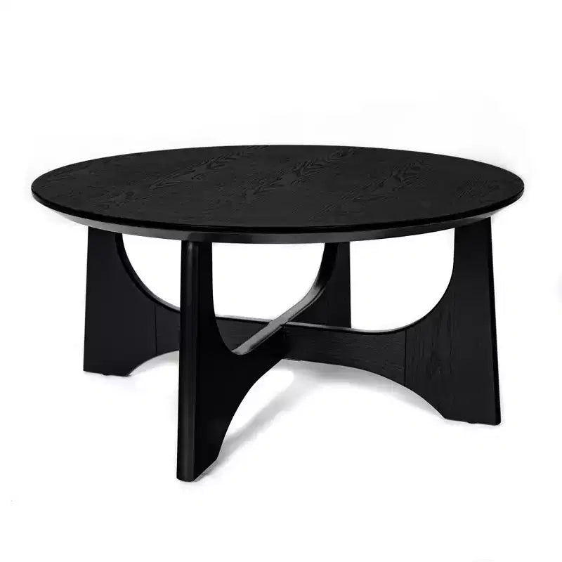 Tavolino rotondo da 36" con gambe incrociate