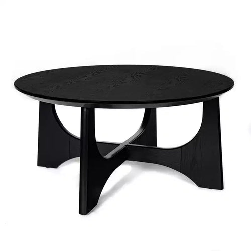 Tavolino rotondo da 36" con gambe incrociate