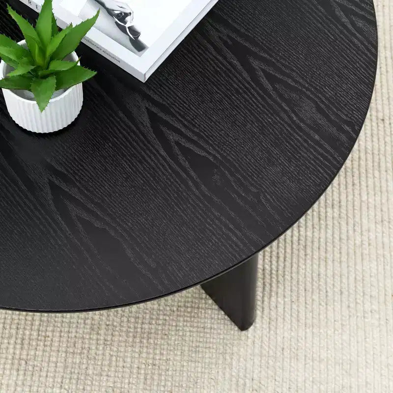 Tavolino rotondo da 36" con gambe incrociate