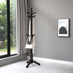 Appendiabiti da terra in legno da 188 cm con 11 ganci