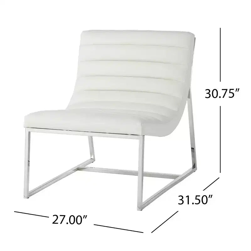 Poltrona moderna in similpelle